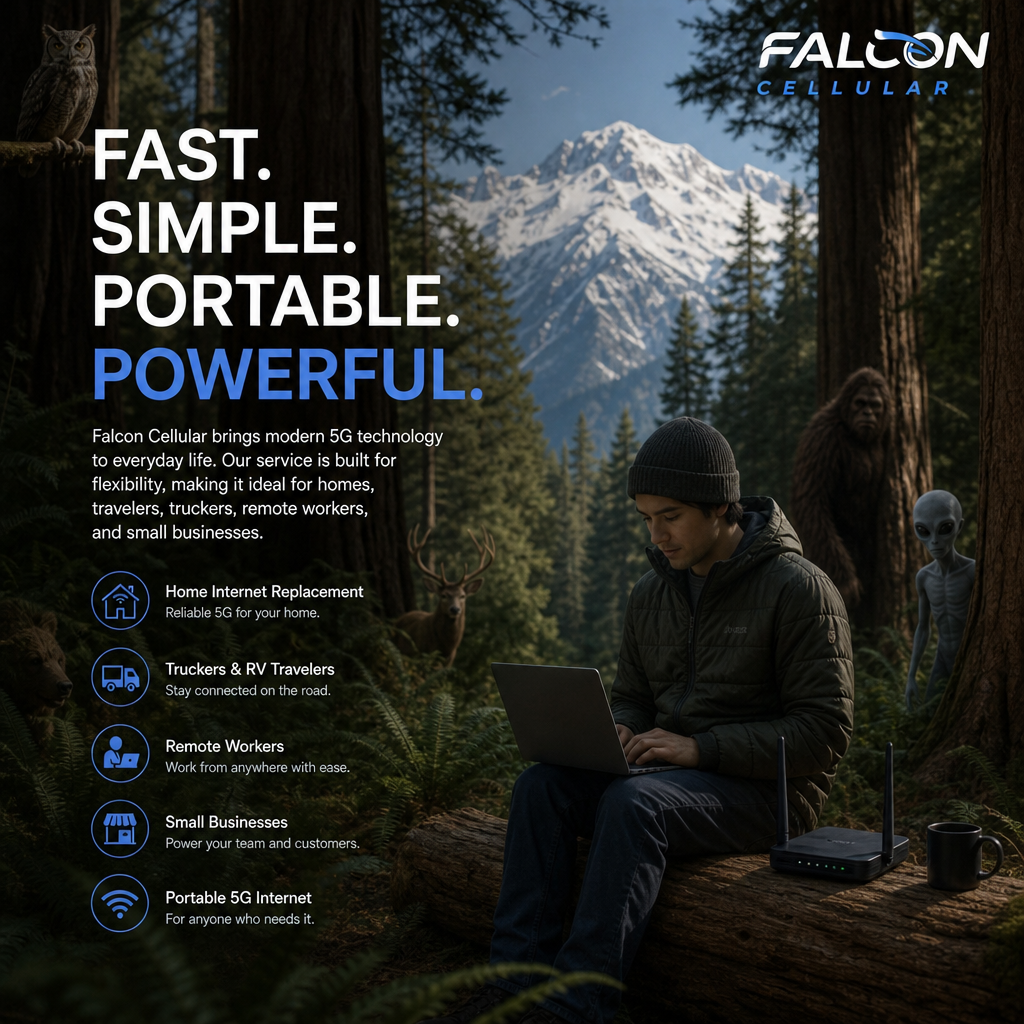 5G Mobile WiFi Router Unlimited Data
